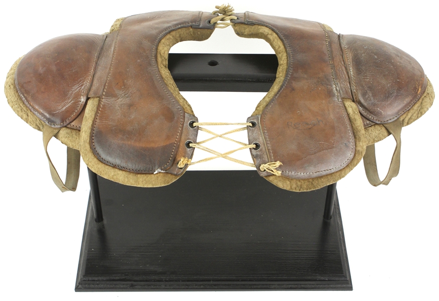 1920s Vintage Leather Football Shoulder Pads
