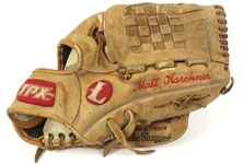 1997 Matt Karchner Chicago White Sox Autographed Game Worn Glove (MEARS LOA/JSA)