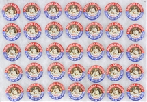 1969 Apollo XI America Salutes First Men On The Moon 1.75" Pinback Buttons - Lot of 35 