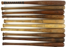1910’s -80’s Store Model Baseball Bat Collection – Lot of 41 w/ Lou Gehrig, Mickey Mantle, Ty Cobb, Babe Ruth (MEARS LOA)