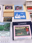 1980s Salesmen Samples of Superior Gift Calendars & The Champion Line Calendars Lot of 35+