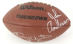 190s Autographed Wilson Football Including Bart Starr, Johnny Unitas and More (MEARS LOA/JSA)