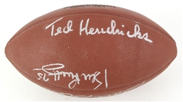 190s Autographed Wilson Football Including Bart Starr, Johnny Unitas and More (MEARS LOA/JSA)