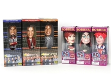 2001-2002 Music and Entertainment Bobblehead Toys (Lot of 6)