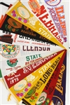 1960’s—2000’s NCAA Football, NCAA Basketball, NBA, NHL, MLB, Individual Baseball Players, and NFL Team, Championship, and Phantom 29” Pennants (Lot of 99)