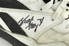 1993-1995 George Teague Green Bay Packers Autographed Cleats (MEARS LOA/JSA)
