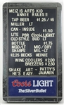 1991 Coors Light Menu Board