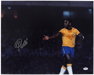2010s Pele Brazil Soccer Signed 16" x 20" Photo (PSA/DNA)