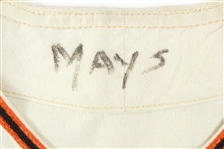 1967 Giants Home #24 Jersey Signed by Willie Mays (MEARS LOA,JSA)