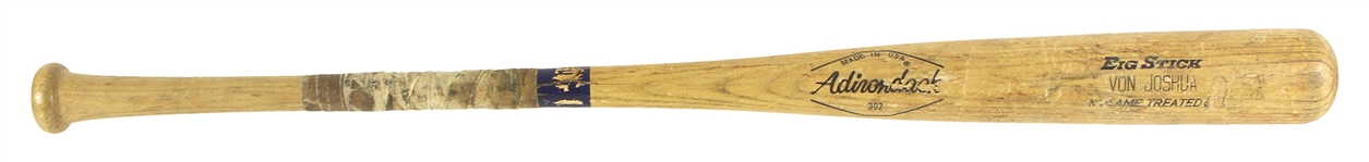 1971-79 Von Joshua Los Angeles Dodgers Adirondack Professional Model Game Used Bat (MEARS LOA)