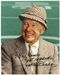 1970s Jack Cooke Washington Redskins Owner Signed 8x10 Color Photo (JSA)
