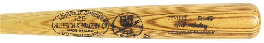 1976 Rick Monday Chicago Cubs H&B Louisville Slugger Professional Model Game Bat (MEARS LOA/JSA)
