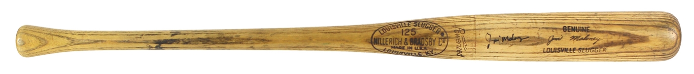 1965-68 Jim Maloney Cincinnati Reds Louisville Slugger Professional Model Game Bat (MEARS LOA/JSA)