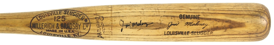 1965-68 Jim Maloney Cincinnati Reds Louisville Slugger Professional Model Game Bat (MEARS LOA/JSA)