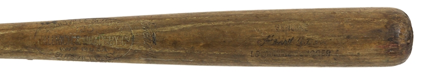 1955 & 1957 Hank Aaron Milwaukee Braves H&B Louisville Slugger Professional Model Game Used Bat (MEARS A6.5)