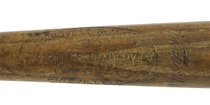 1955 & 1957 Hank Aaron Milwaukee Braves H&B Louisville Slugger Professional Model Game Used Bat (MEARS A6.5)