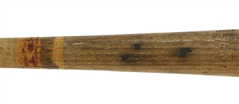 1955 & 1957 Hank Aaron Milwaukee Braves H&B Louisville Slugger Professional Model Game Used Bat (MEARS A6.5)