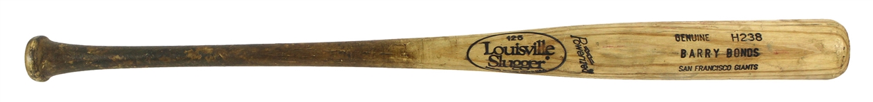 1993-1997 Barry Bonds San Francisco Louisville Slugger Professional Model Game Used Bat (MEARS A10)