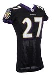 2008 Ray Rice Baltimore Ravens Game Black Jersey (MEARS A5) "Style Worn On December 7th"
