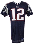 2001 Tom Brady New England Patriots Home Jersey (MEARS LOA) Super Bowl Championship Season