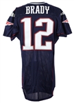 2001 Tom Brady New England Patriots Home Jersey (MEARS LOA) Super Bowl Championship Season