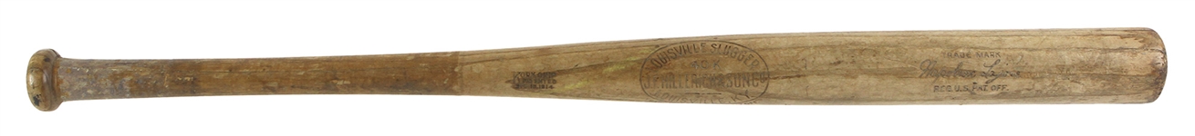 1915 Napoleon Lajoie Philadelphia Athletics JF Hillerich & Son Co. (MEARS A6)