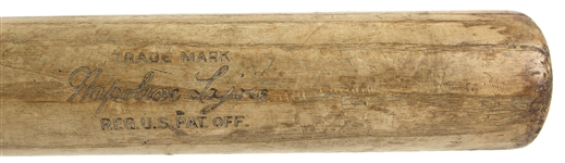 1915 Napoleon Lajoie Philadelphia Athletics JF Hillerich & Son Co. (MEARS A6)