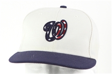 2009-2010 Adam Dunn Washington Nationals July 4th Game Worn Cap (MEARS LOA)