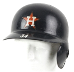 1980-1988 Nolan Ryan Houston Astros Game Worn Batting Helmet (MEARS LOA) "W/ Rare Jiminy Cricket Decal"