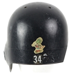 1980-1988 Nolan Ryan Houston Astros Game Worn Batting Helmet (MEARS LOA) W/ Rare Jiminy Cricket Decal