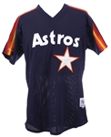 1989-1993 circa Mark Portugal Houston Astros Batting Practice Jersey (MEARS LOA)