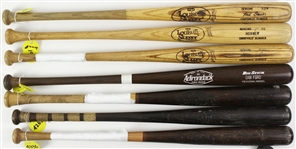 1970’s – 1980’s Professional Model Game Used bat Collection Lot of 14 w/ Bert Campaneris, Bob Horner, Tony Armas, Jerry Royster, Buddy Bell, Rich Dauer, Mike Heath and more (MEARS LOA)