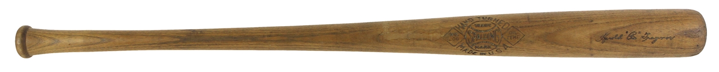 1926-1934 Pie Traynor Pittsburgh Pirates Hand Turned Spalding Professional Model Game Used Bat (MEARS A6.5)