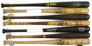 1970’s – 2000’s Professional Model Game Used bat Collection Lot of 15 w/ Danny Tartabull, Dick Davis, Terry Francona, Jim Leyritz, Pat Tabler, Mike Easler, David Segui and more (MEARS LOA)