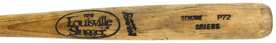 1980’s – 1990 Milwaukee Brewers Professional Model Game Used Bat Collection Lot of 3 w/ Rob Deer, Glenn Braggs and Bill Spiers (MEARS LOA/JSA)