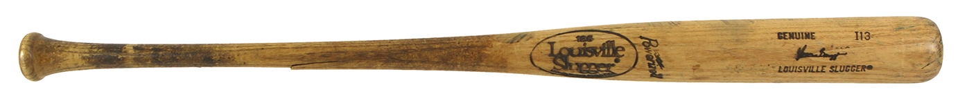 1980’s – 1990 Milwaukee Brewers Professional Model Game Used Bat Collection Lot of 3 w/ Rob Deer, Glenn Braggs and Bill Spiers (MEARS LOA/JSA)