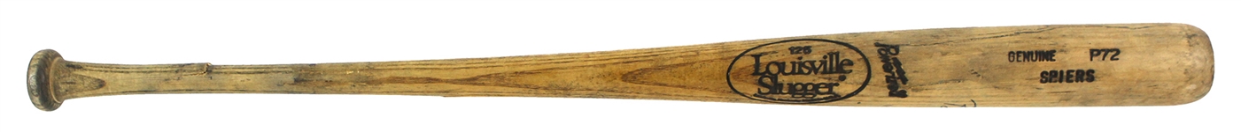 1980’s – 1990 Milwaukee Brewers Professional Model Game Used Bat Collection Lot of 3 w/ Rob Deer, Glenn Braggs and Bill Spiers (MEARS LOA/JSA)