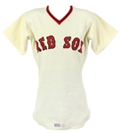 1973 Carl Yastrzemski Boston Red Home Jersey (MEARS A5)