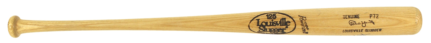 1983-85 Robin Yount Milwaukee Brewers Signed Louisville Slugger Professional Model Game Bat (MEARS LOA/JSA)