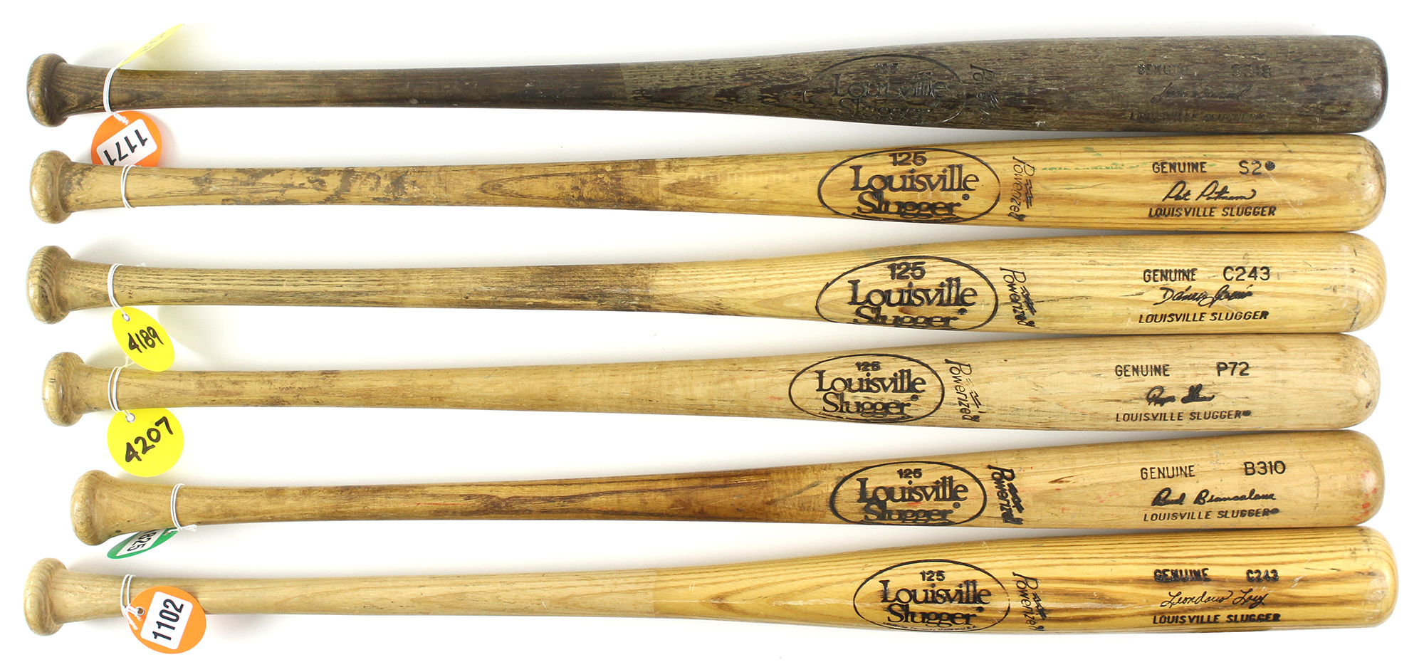 Lot Detail - 1970’s-1980’s Professional Model Game Used bat Collection ...
