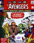 Stan Lee Marvel Comic Artist (The Avengers) Signed LE 16x20 Color Photo (JSA)