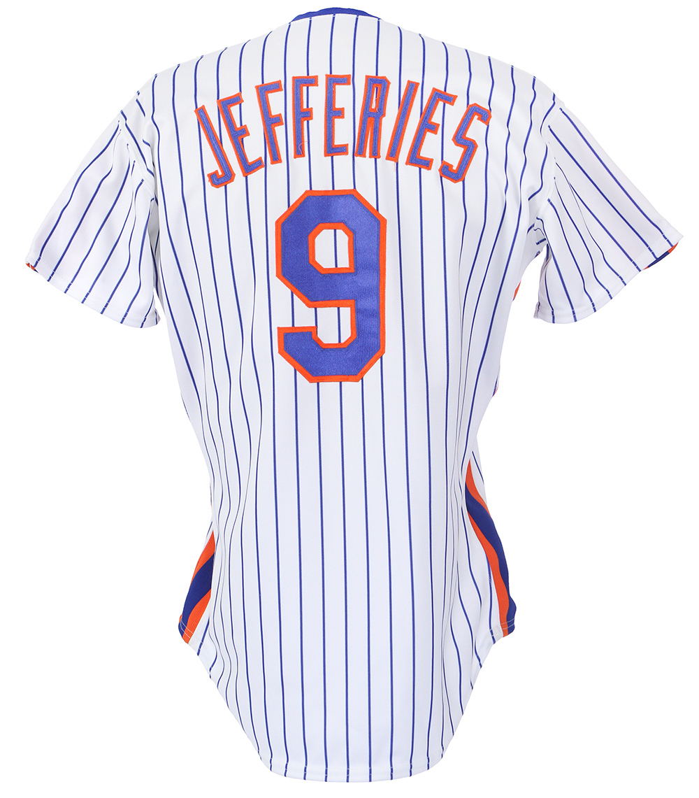 Lot Detail - 1990 Gregg Jefferies New York Mets Promotional Jersey ...