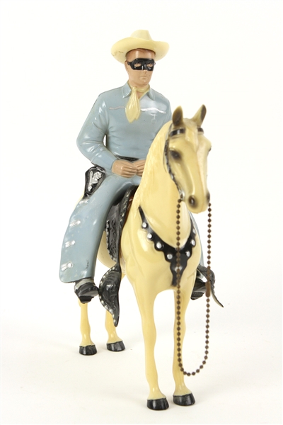 Lot Detail - 1950s Lone Ranger and Silver Hartland Figures