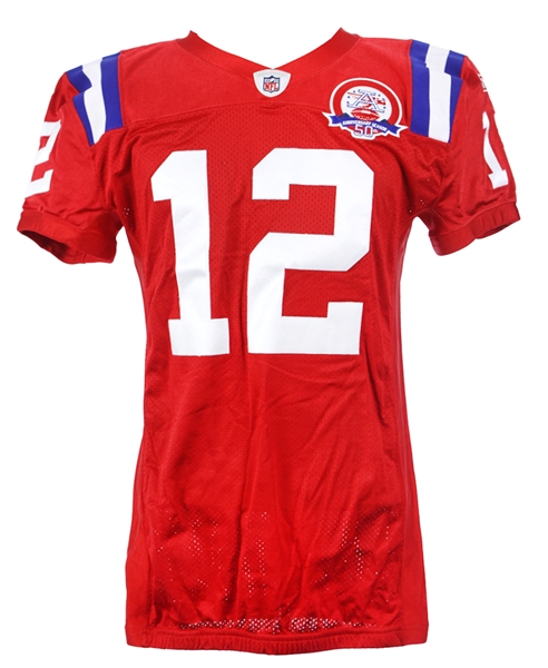 2009 Tom Brady New England Patriots Alternate Jersey (MEARS A5)