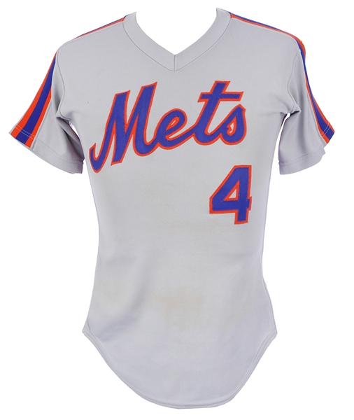 1982 Bob Bailor New York Mets Game Worn Jersey (MEARS LOA)