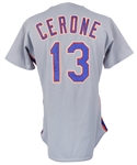 1991 Rick Cerone New York Mets Game Worn Jersey (MEARS LOA)