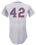 1977 Ron Hodges New York Mets Game Used Jersey (MEARS LOA)