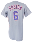 1992 Daryl Boston New York Mets Game Worn Jersey (MEARS LOA)