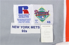 1992 Daryl Boston New York Mets Game Worn Jersey (MEARS LOA)