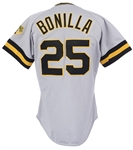 1989 Bobby Bonilla Pittsburgh Pirates Game Worn Jersey (MEARS LOA)